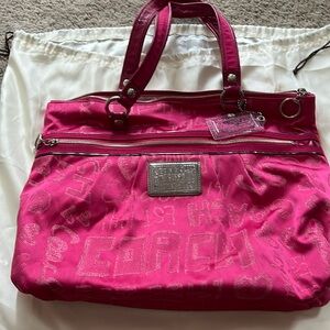 Coach Poppy Story Patch Glam Tote